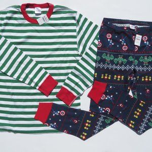 Hanna Andersson Pajamas NEW Long Sleeve Large Organic Cotton Men Unisex Adult